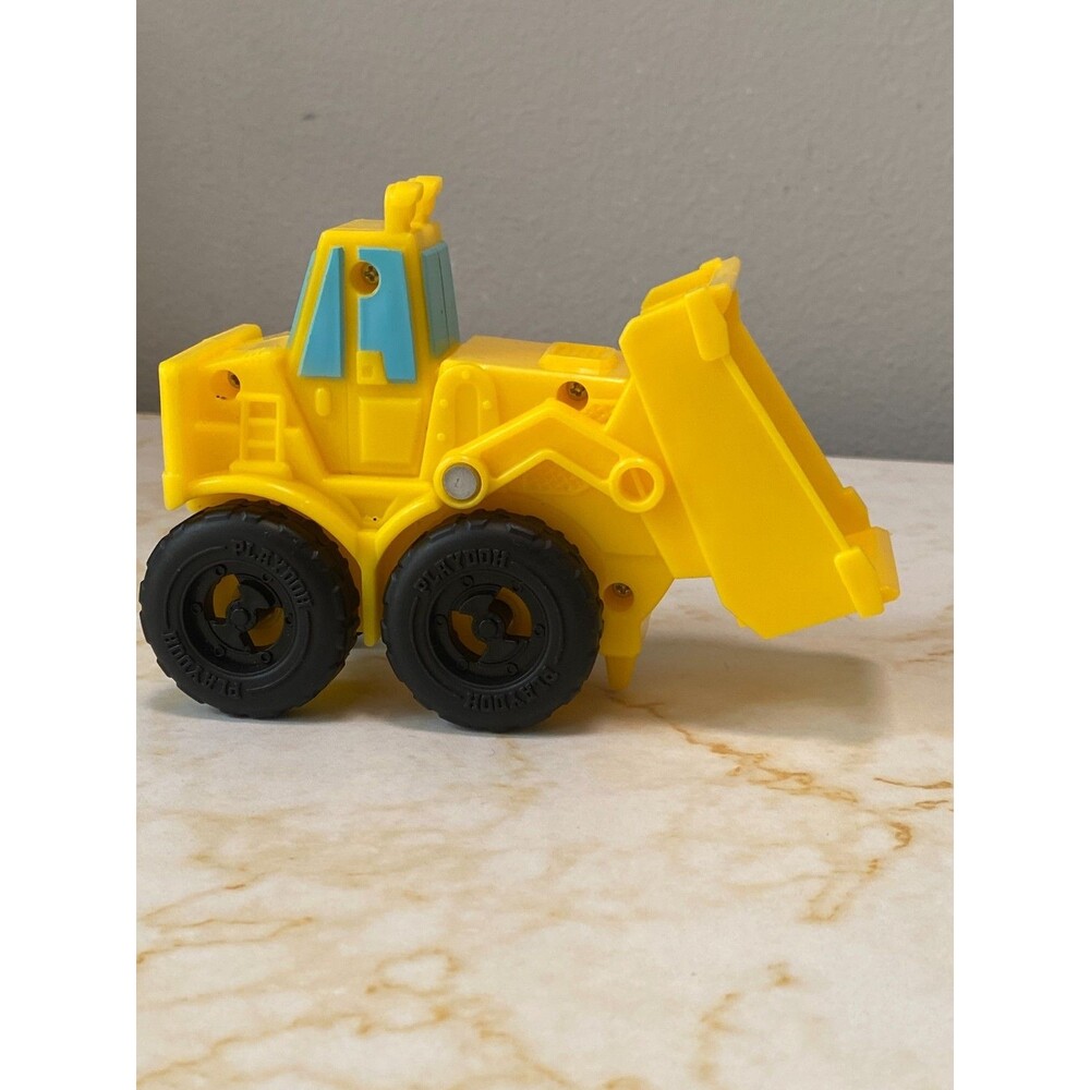 Play-Doh Wheels  Bulldozer 4" Toy Construction Truck Plastic Playdoh